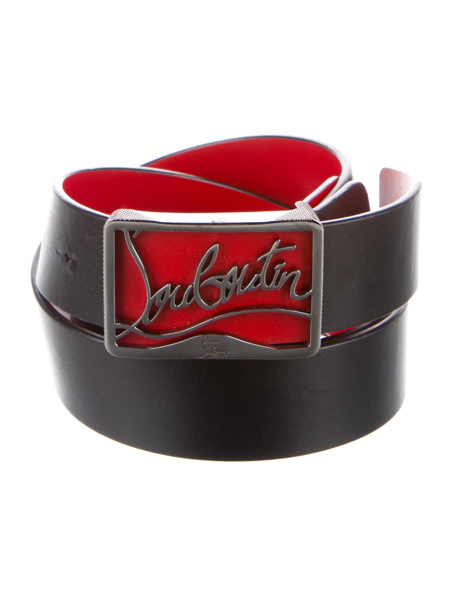 Christian Louboutin Ricky Belt 35 Leather Waist Belt