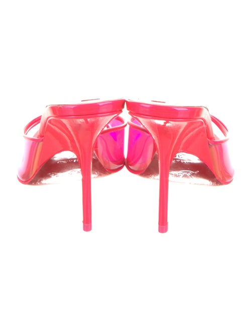 Christian Louboutin PVC Printed Slides