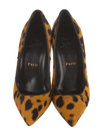 Christian Louboutin Ponyhair Animal Print Pumps