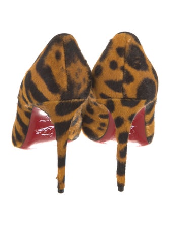 Christian Louboutin Ponyhair Animal Print Pumps