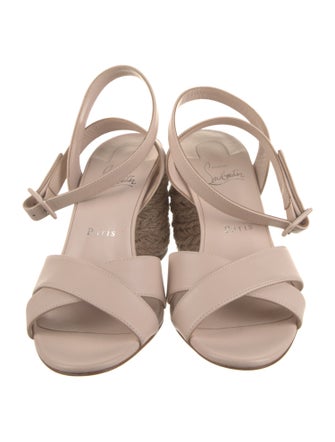 Christian Louboutin Leather Espadrilles