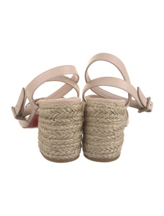 Christian Louboutin Leather Espadrilles