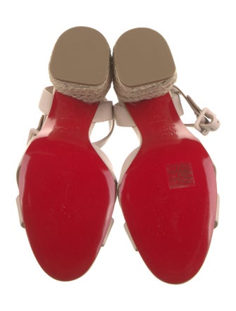 Christian Louboutin Leather Espadrilles