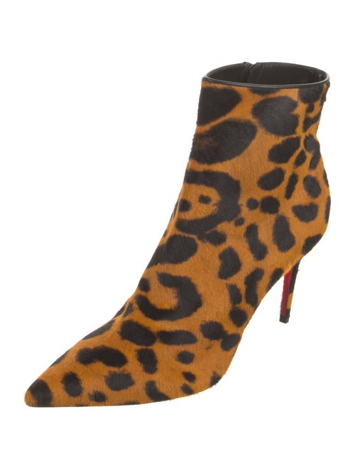 Christian Louboutin Ponyhair Animal Print Boots