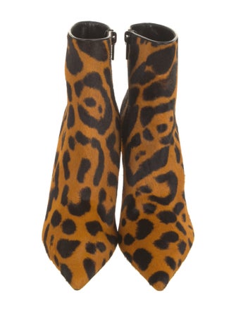 Christian Louboutin Ponyhair Animal Print Boots