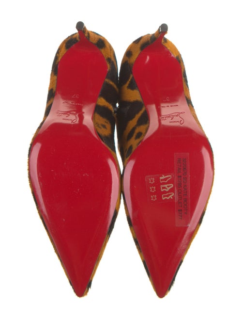 Christian Louboutin Ponyhair Animal Print Boots