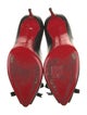 Christian Louboutin Leather Bow Accents Pumps