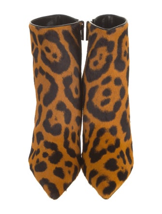 Christian Louboutin Ponyhair Animal Print Boots