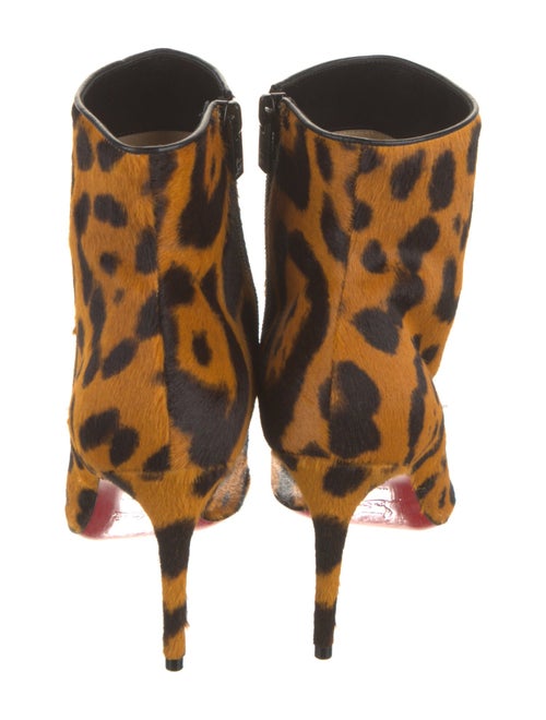 Christian Louboutin Ponyhair Animal Print Boots