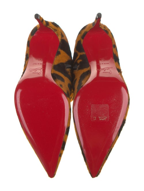 Christian Louboutin Ponyhair Animal Print Boots