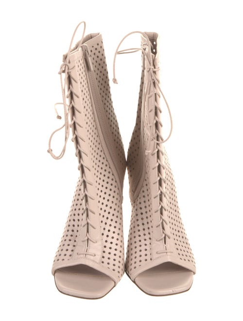 Christian Louboutin Leather Lace-Up Boots