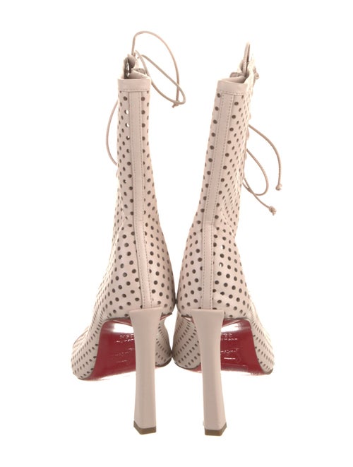 Christian Louboutin Leather Lace-Up Boots
