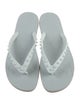 Christian Louboutin Spike Accents Rubber Flip Flops