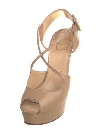 Christian Louboutin Leather T-Strap Pumps