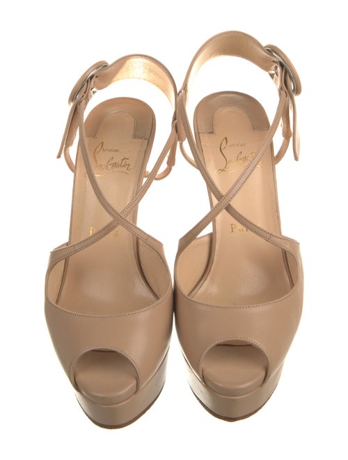 Christian Louboutin Leather T-Strap Pumps