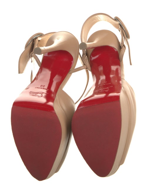 Christian Louboutin Leather T-Strap Pumps