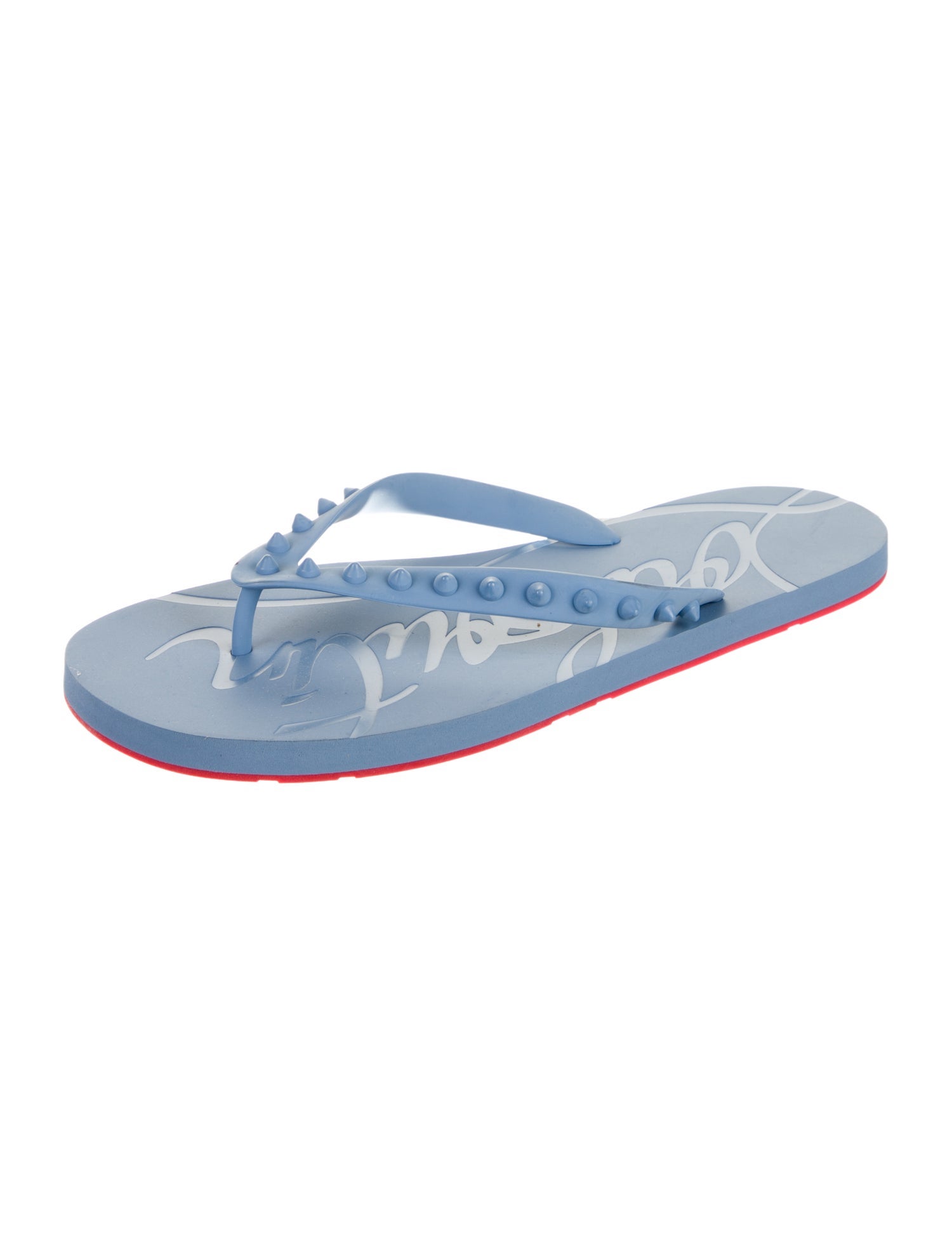 Christian Louboutin Rubber Flip Flops