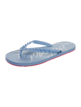 Christian Louboutin Rubber Flip Flops