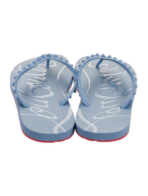 Christian Louboutin Rubber Flip Flops