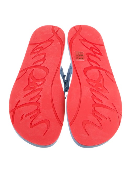 Christian Louboutin Rubber Flip Flops