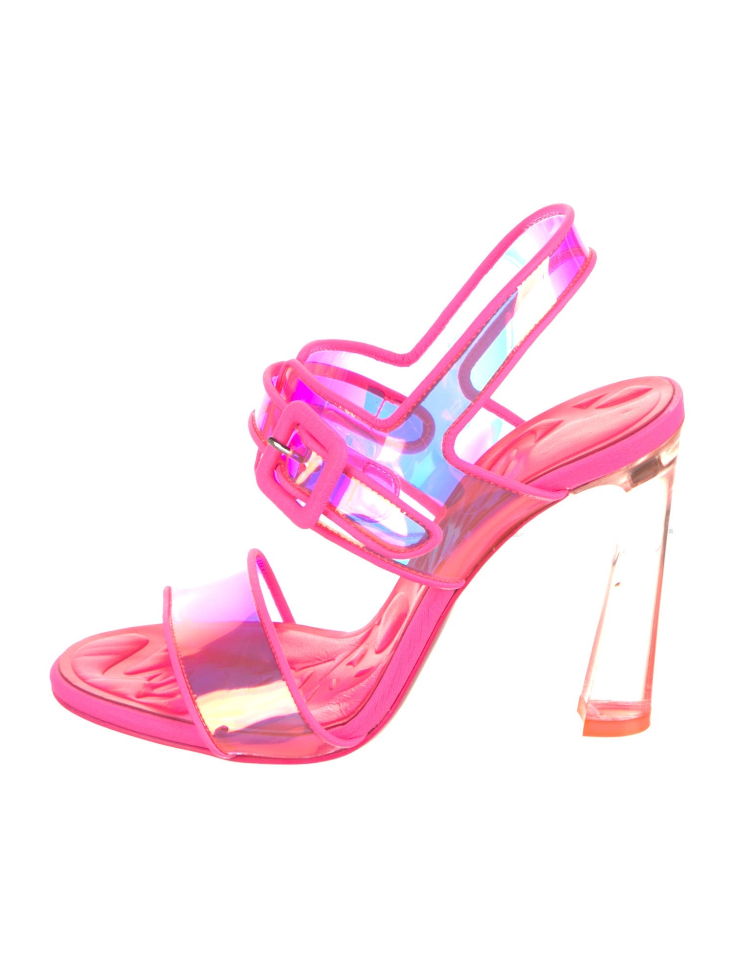 Christian Louboutin PVC Slingback Sandals