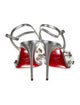 Christian Louboutin PVC Crystal Embellishments Sandals