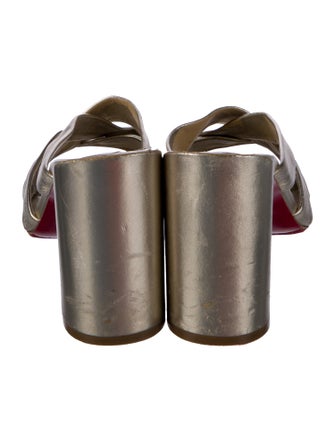 Christian Louboutin Leather Slides