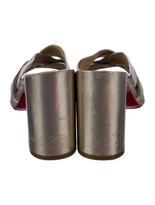 Christian Louboutin Leather Slides