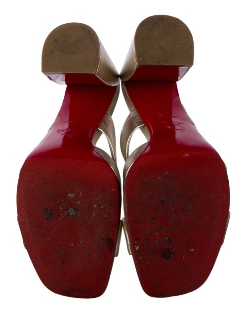 Christian Louboutin Leather Slides