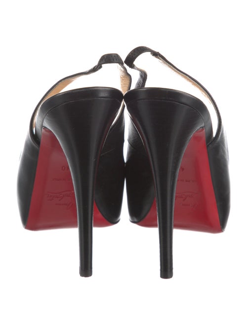 Christian Louboutin Leather Slingback Pumps