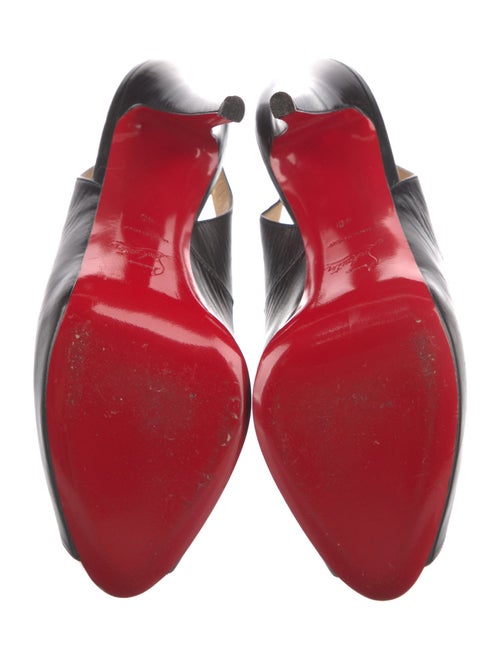 Christian Louboutin Leather Slingback Pumps