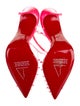 Christian Louboutin Spike Accents PVC Slingback Pumps