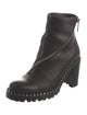 Christian Louboutin Spike Accents Leather Boots
