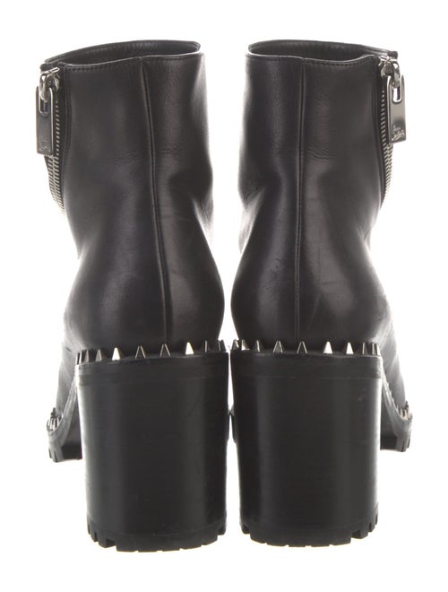 Christian Louboutin Spike Accents Leather Boots