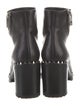 Christian Louboutin Spike Accents Leather Boots