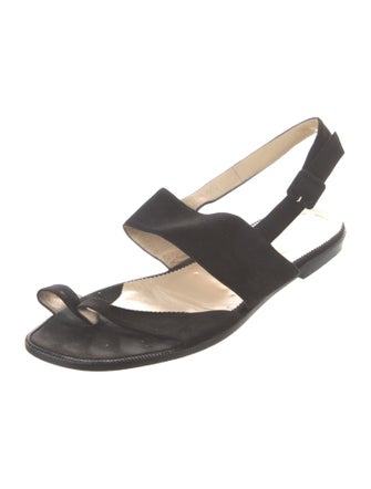 Christian Louboutin Suede Slingback Flats