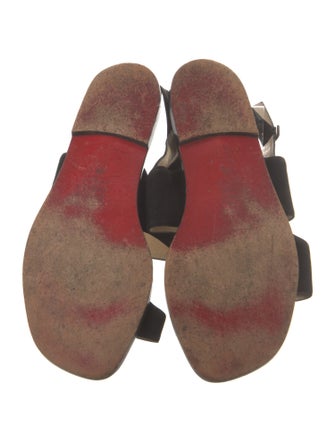 Christian Louboutin Suede Slingback Flats