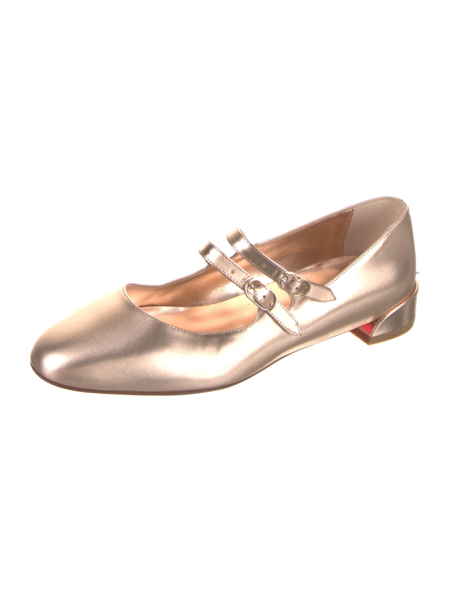 Christian Louboutin Patent Leather Mary Jane Flats