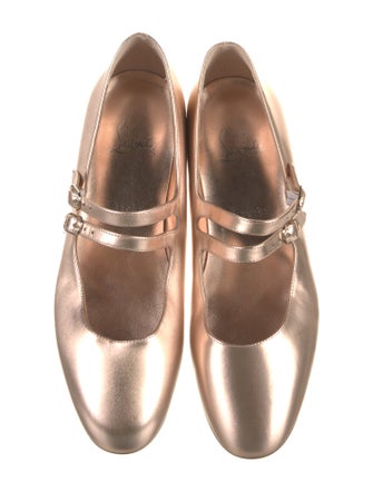 Christian Louboutin Patent Leather Mary Jane Flats