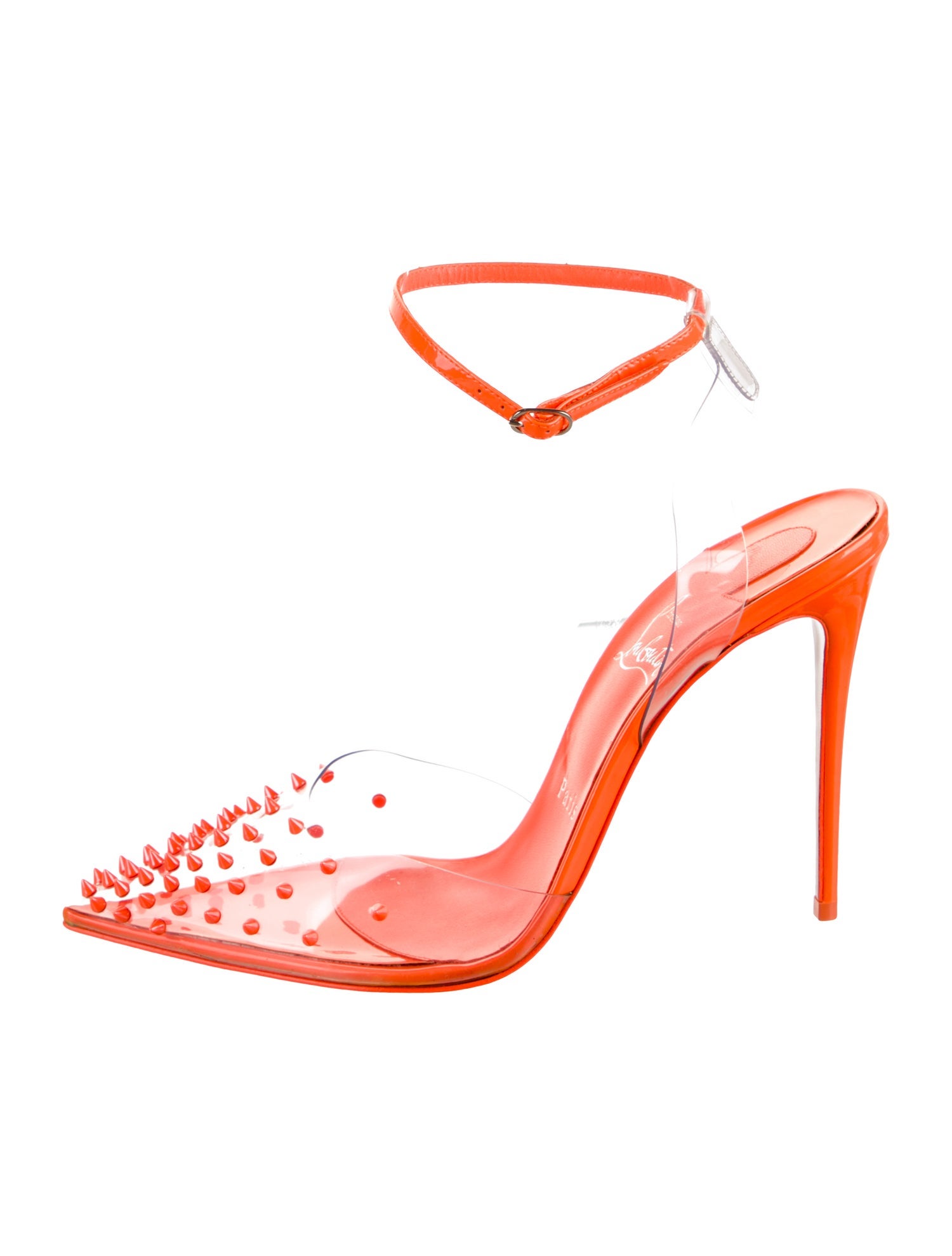 Christian Louboutin Spike Accents PVC Pumps