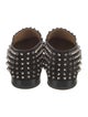 Christian Louboutin Spike Accents Suede Loafers