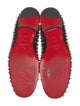 Christian Louboutin Spike Accents Suede Loafers