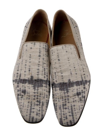 Christian Louboutin Tie-Dye Print Loafers