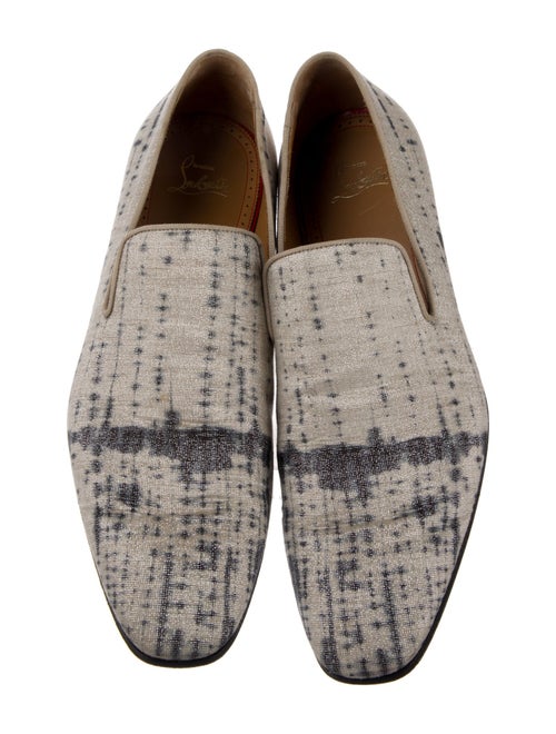 Christian Louboutin Tie-Dye Print Loafers