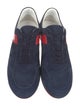 Christian Louboutin Suede Colorblock Pattern Sneakers