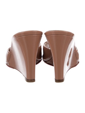 Christian Louboutin Patent Leather Slides