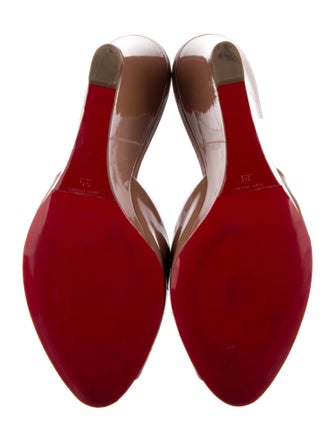 Christian Louboutin Patent Leather Slides