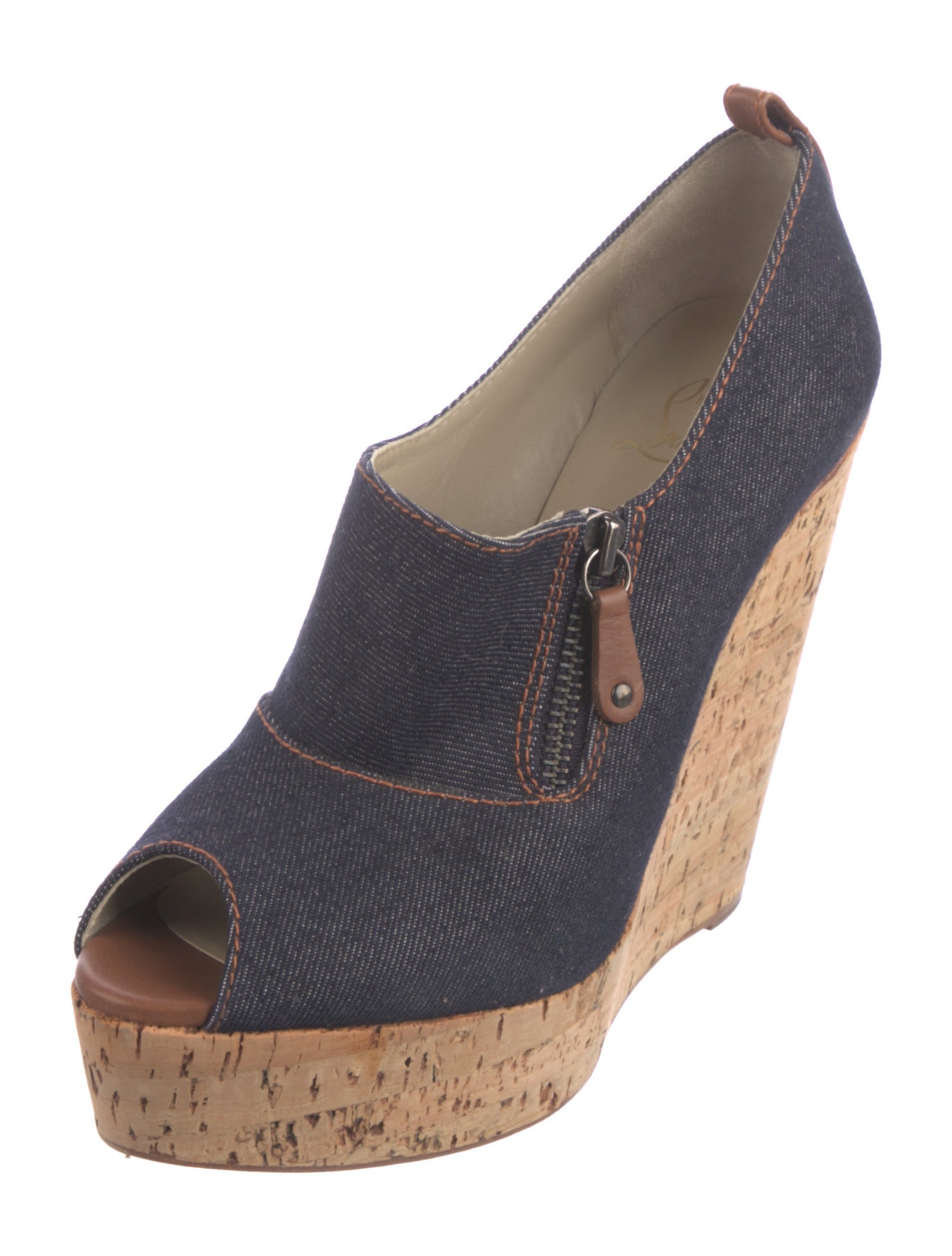 Christian Louboutin Denim Sandals