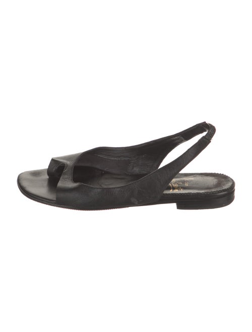 Christian Louboutin Leather Slingback Sandals