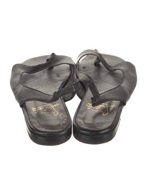 Christian Louboutin Leather Slingback Sandals
